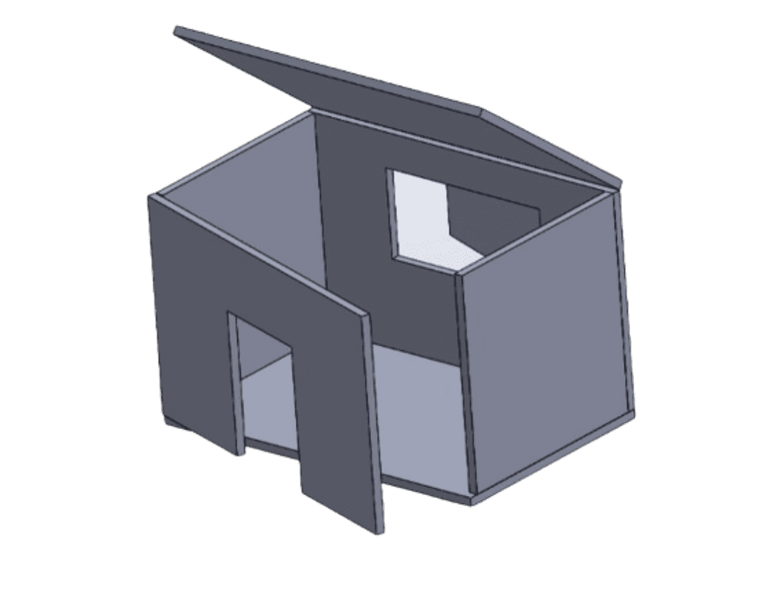 CAD model of Brewista exterior frame