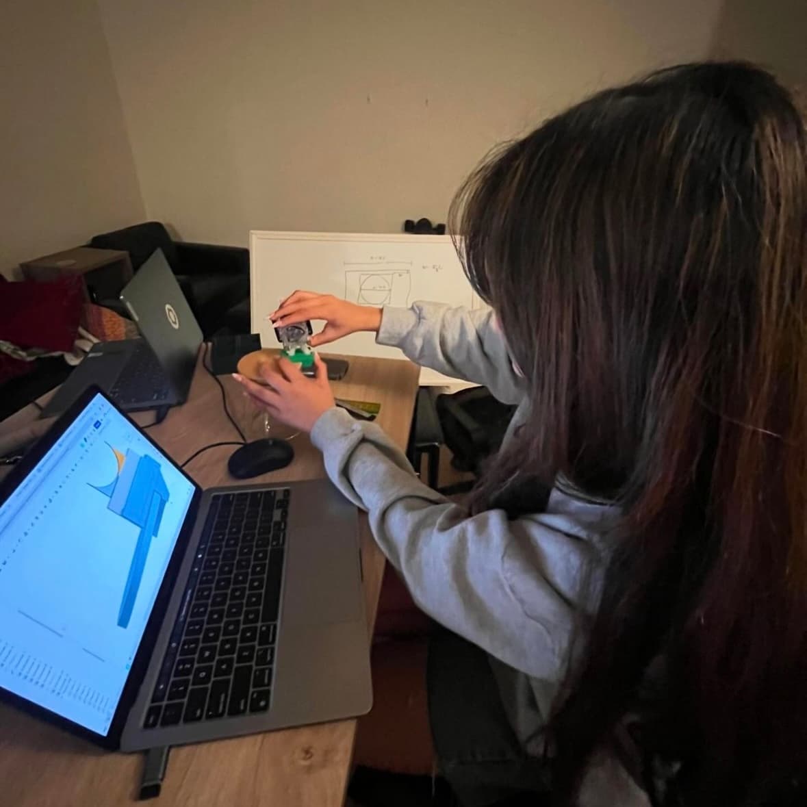 Brewista team member working during week 2